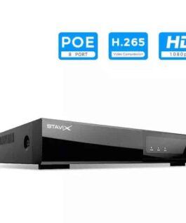 8 port poe network video recorder (NVR) stavix