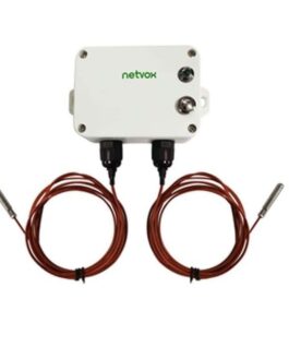 Netvox R718B220 - Wireless 2-Gang Temperature Sensor- PT1000 Round Head Probe(-70°~200°)