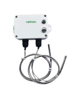 Netvox R718B240 - Wireless 2-Gang Temperature Sensor- PT1000 Round Head Probe(-40°~375°)