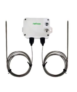 Netvox R718B241 - Wireless 2-Gang Temperature Sensor- PT1000 Needle Probe(-40°~375°)