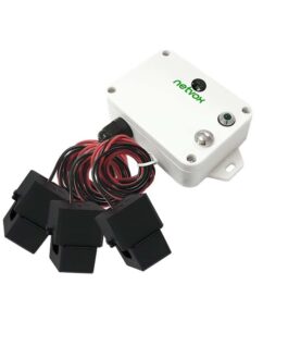 Netvox R718NL315-Wireless Light Sensor and 3-Phase Current Meter with 3x150A Clamp-On CT