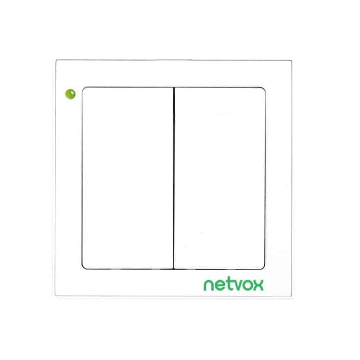 Netvox RB02B - Wireless 2-Gang Push Button