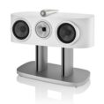 bower & wilkins HTM81 d4 Center Channel speaker white side view with stand