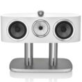 bower & wilkins HTM81 d4 Center Channel speaker white front view with stand