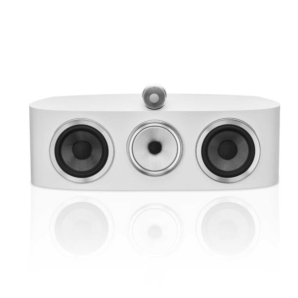 bower & wilkins HTM82 d4 Center Channel speaker white front view