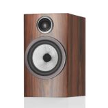 bowers and wilkins 706 s3 bookshelf side view mocha