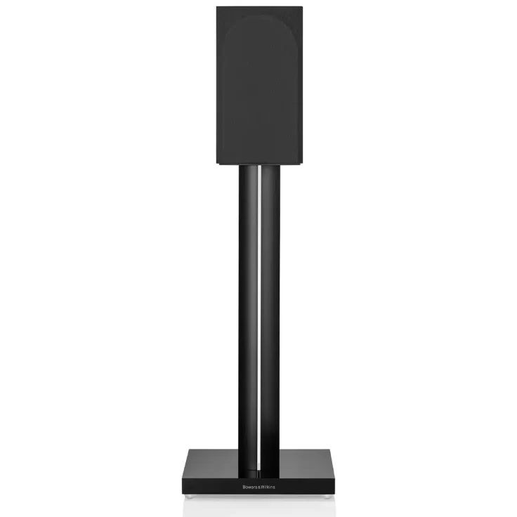 front view with stand and grille bowers and wilkins 707 s3 bookshelf