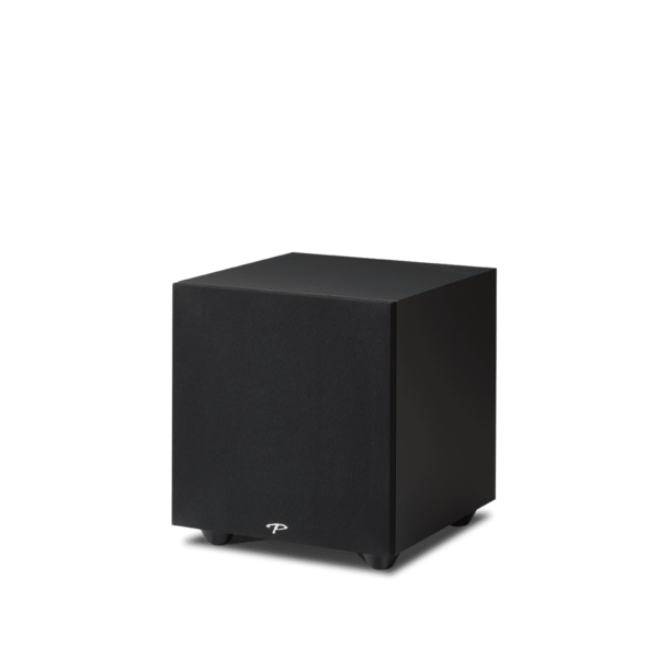 Paradigm Defiance X10 Subwoofer front angled view with grill