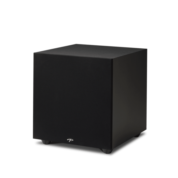 Paradigm Defiance X12 Subwoofer front angled view with grill