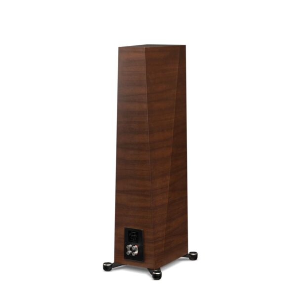 Paradigm Founder 100F Floor Standing Speakers - walnut back angled view