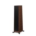 Paradigm Founder 100F Floor Standing Speakers - walnut front view angled with cover