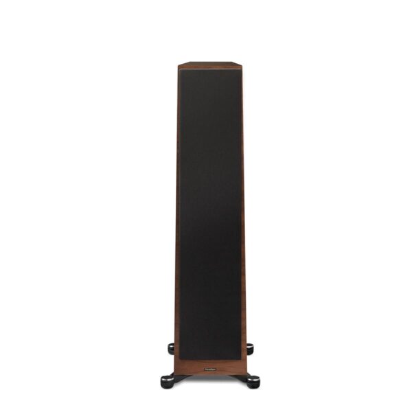 Paradigm Founder 100F Floor Standing Speakers - walnut front view with cover