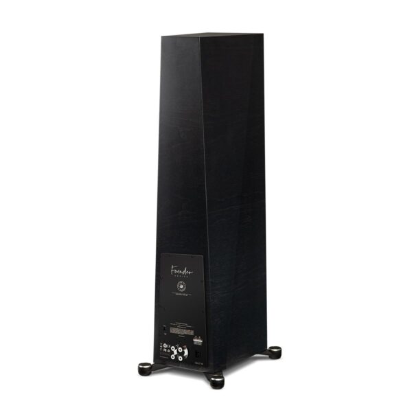 Paradigm Founder 120H Floor Standing Speakers - Black Walnut back view angled