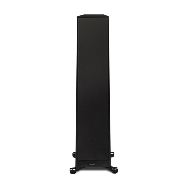 Paradigm Founder 120H Floor Standing Speakers - Black Walnut front view with cover