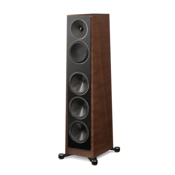 Paradigm Founder 120H Floor Standing Speakers - walnut front view angled