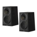 Paradigm Founder 40B Bookshelf Speakers black walnut front view