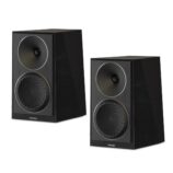 Paradigm Founder 40B Bookshelf Speakers black walnut front view