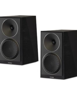 Paradigm Founder 40B Bookshelf Speakers black walnut front view