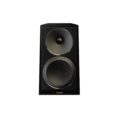 Paradigm Founder 40B Bookshelf Speakers gloss black front view without cover