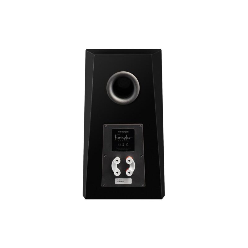 Paradigm Founder 40B Bookshelf Speakers gloss black rear view