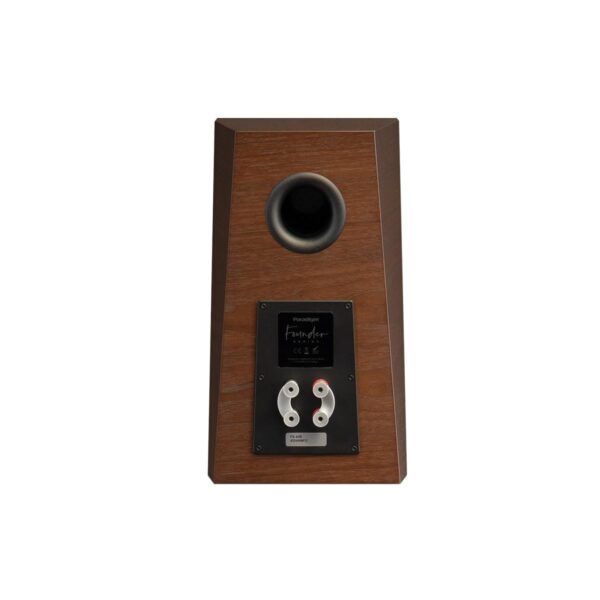 Paradigm Founder 40B Bookshelf Speakers walnut back view