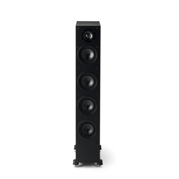 Paradigm Monitor SE 6000f Floor Standing Speakers black no grill and front view