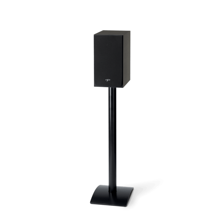 Paradigm Monitor SE Atom black on stand with grill