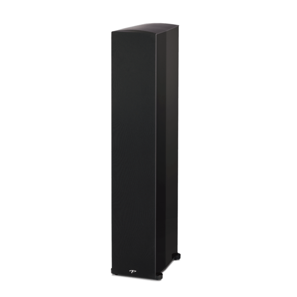 Paradigm Premier 800F Floor Standing Speakers black front angled view with grill