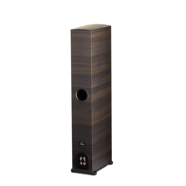 Paradigm Premier 800F Floor Standing Speakers espresso back angled view