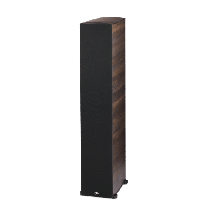 Paradigm Premier 800F Floor Standing Speakers espresso front angled view grill