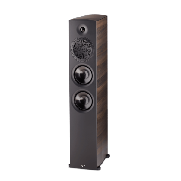 Paradigm Premier 800F Floor Standing Speakers espresso front angled view without grill