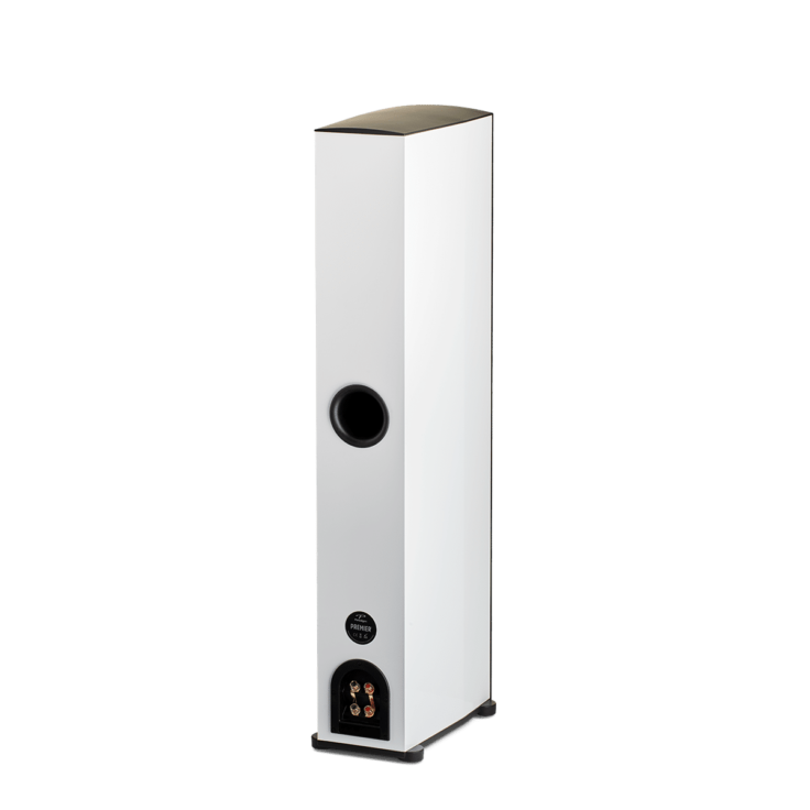 Paradigm Premier 800F Floor Standing Speakers white back angled view